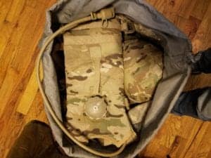 Packing a hotsell rucksack army